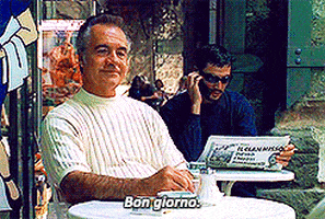 Pauly Sopranos espresso buongiorno commendatori